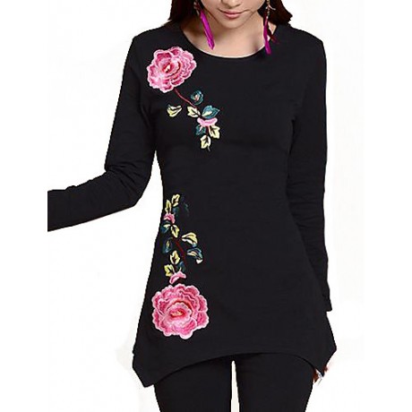 Women's Folk Style Long Sleeve Shirts