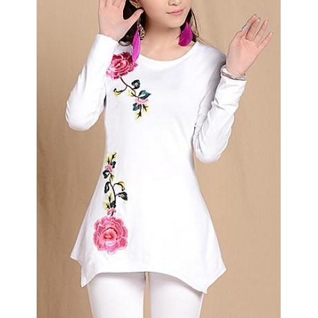 Women's Folk Style Long Sleeve Shirts